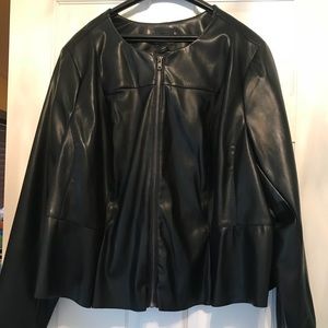Worthington faux/ leather jacket